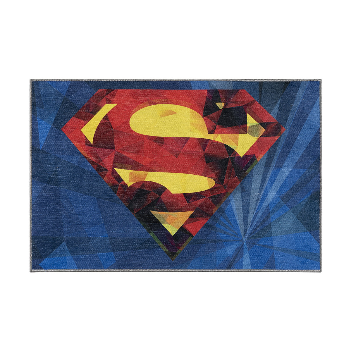 Πατάκι Art 6187 Superman 55x85 Μπλε  